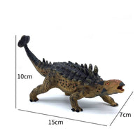 Dinosaur Figure with Display Box Sturdy Showcase Textured for Playroom