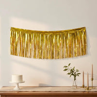 Easy to Hang Tinsel Curtain Lightweight Shimmering Foil Fringe Garland Reusable