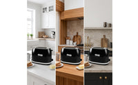 Two-Slice Toaster Non-Slip Toaster with Crumb Tray Adjustable Easy to Clean for Kitchen, Small Apartments