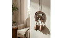 Horse Wind Chime Compact Hoof Shaped Wind Chime Decorative Yard Ornament for Homeowners, Patio