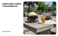 Helmet 3C Certified Half Helmet with Visor Four-Season Use Electric Two-Wheeler Cap for Men, Women, City Commuting, Outdoor, Weekend Cruising