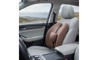 Car Seat Lumbar Support Cushion Ergonomic Contoured Back Cushion Backrest Supportive for Drivers, Road Trips