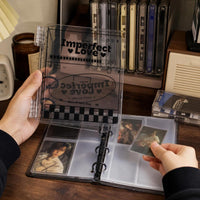 3-inch DIY Collectible Album with Acrylic Cover, Single Grid Pages for K-Pop Photocards