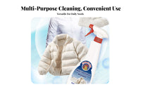Down Jacket Cleaner Waterless Cleaning Spray Removes Oil Stains Laundry Spray for Commuters, Homemakers, Home, Travel, Car