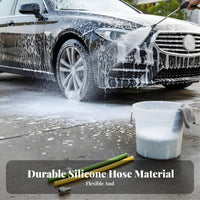 3 Pieces Foam Lance Weighted Intake Hose 304 Stainless Steel Silicone Intake Hose with Screen Weighted Suction Tube Kit