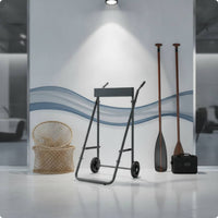 Outboards Motor Cart Heavy Duty Outboards Motor Stand Rust Resistant Wheeled Carrier for Garage, Docks, Workshops