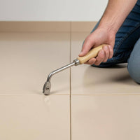 PVC Flooring Grooving Tool Wooden Handle Floor Seam Angled Head