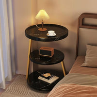 Space-Saving C-curvedd Nightstand Minimalist design & form Side Table multipurpose Use Home Furniture Easy to Clean for Apartment Dwellers, Minimalists, Bedroom, Small areas, Dorm Room, Entryway