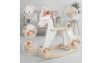 Wooden Rocking Horse Cute Rocking Horse Stable Rocker for Nursery