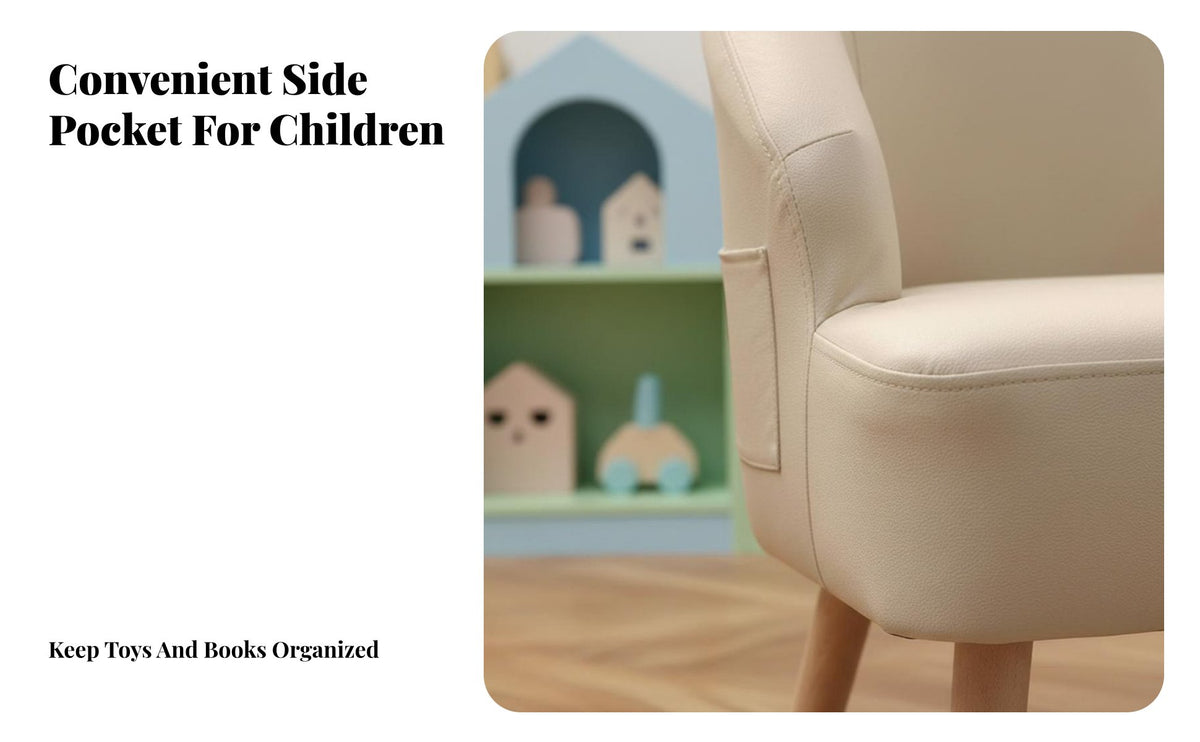 Soft Textile Upholstery Upholstered child's Armchair Comfortable Seating Upholstered youngsters' Club Chair High-Density Foam Toddler Seat Materials for Toddlers, Children, Preschoolers, Kindergarten, Reading Corner, Playroom, Nursery