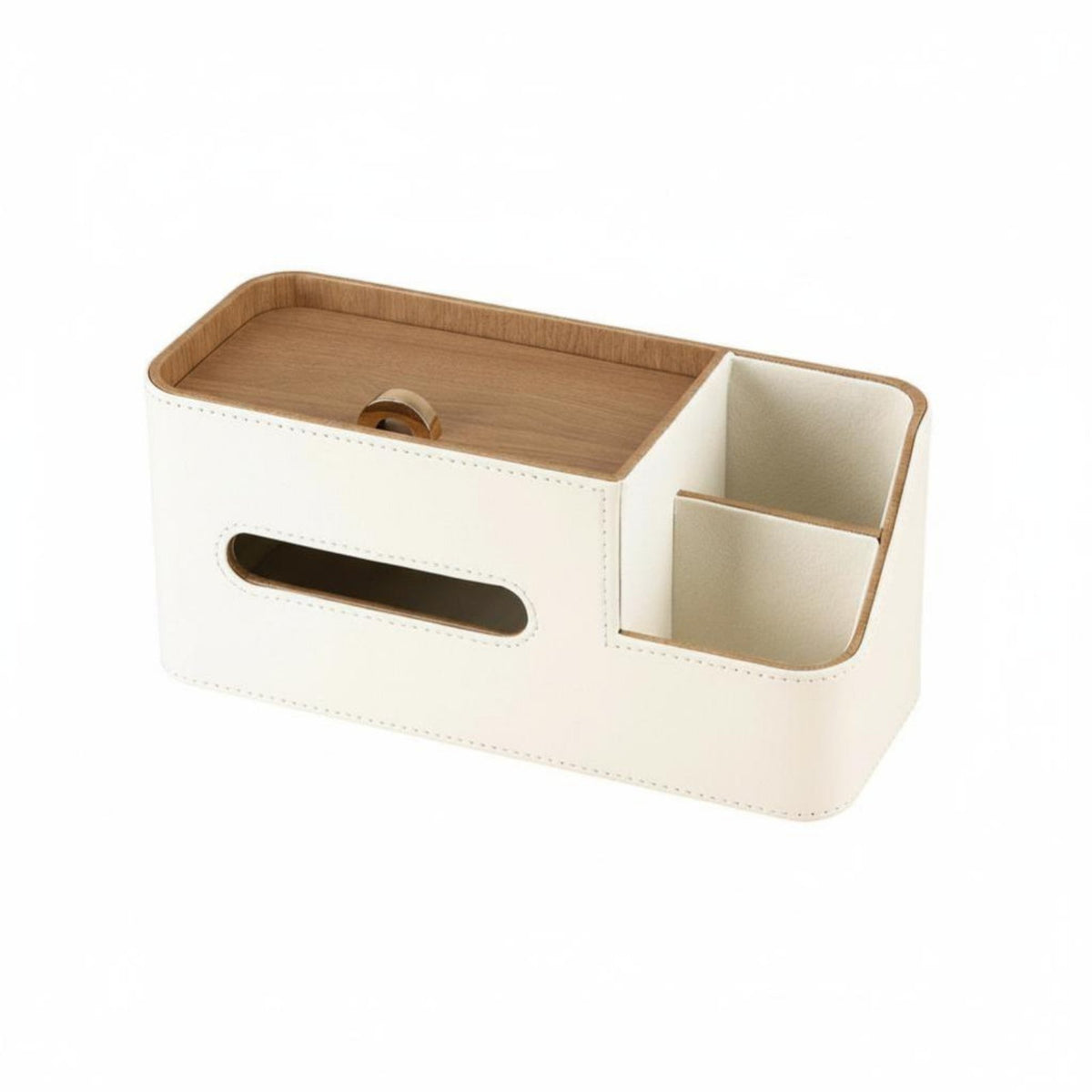 Multifunctional Tissue Box Organizer Modern Design Desktop Organizer Box