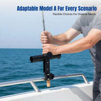 Stainless Steel Fishing Rod Holder, Motorcycle Mount, Boat Support, Adjustable Tube, Outdoor Accessory