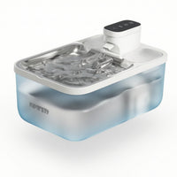 Cat Water Fountain with Stainless Steel Tray Cordless Cat Water Fountain Indoor
