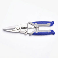 Cutting Notches Heavy Duty Wire Trimmers Synthetic Handles Multifunction Pliers Steel Head Wire Cutter Stripper Non Slip Handle for Electricians