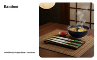 Bamboo Chopsticks, Wooden Pick, Individually Wrapped, Eco Tableware for Food Use