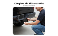 Flag Hitch Raised Design Raised Embossed Metal Flag Tow Hitch Cover Dustproof Automotive Exterior Accessory for Truck Owners