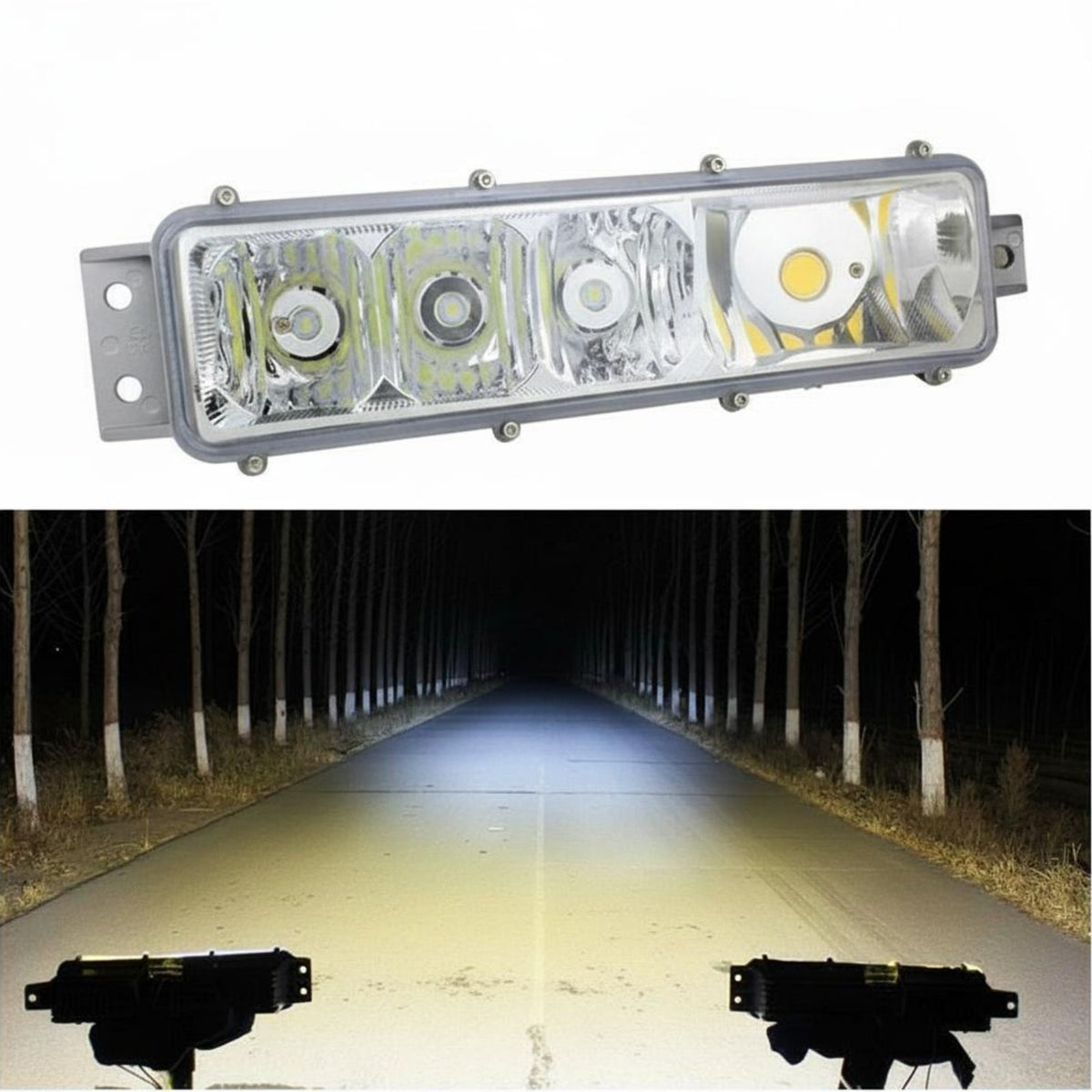 Liberation J6 Fog Light Exact Compatible LED Fog Light Assembly Waterproof for Foggy Weather, Night Driving, Rainy Conditions