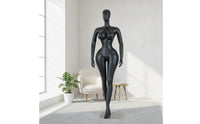 Glossy Full Body Mannequin Stable Glass Fiber Mannequin Sturdy Dress Form Long-Lasting for Boutiques, Fashion Designers, Showroom