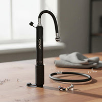 twinHead Cycle Pump Rotating Lock Cycle Hand Pump Frame Mount Lightweight for Cycling