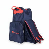 Multi Compartment Riding Bag Heavy Duty Equestrian Helmet Bag gearResistant for Travel, Stable