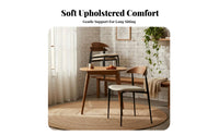 Minimalist Design Stackable Winding Back Chair Curved Backrest Upholstered Metal Frame Stacker Midcentury-Century Modern Design Household Furniture Multi-Purpose for Office Managers, Business Owners, Dining Room, Restaurant, Banquet Hall, Waiting Area
