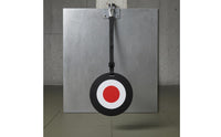Red Center Football Training Target Disc Swivel Hook Soccer Training Disc with Straps Adjustable Strap Hanging Football Target Flat