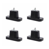 4 Pieces Air Condition shock absorb Noise Reducing Cooling Condenser Shock Absorbing Feet Universal Fit Cooling Outdoor Unit Mounting Foot