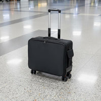 Large Capacity Rolling Makeup Case Heavy Duty Makeup Trolley Suitcase Waterproof Surface Professional Artist Travel Case Shockproof for Cosmetologists