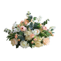 New Wedding Decoration Silk Flower Ball and Pillar Set for Dessert Table and Window Display