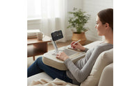 Cushioned Lap Desk Padded Lap Desk with Phone Holder Portable