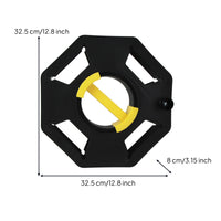 Rotatable Handle Handheld Cable Reel Octagonal Frame Plastic Cable Reel Side Grip Knob Wire Spool Portable