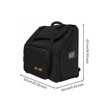Waterproof Padded Accordion Backpack Portable 120 Bass Accordion Case Water-Resistant Music Gear Shockproof for Musicians, Travel, Practice, Stage