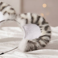 animal Ear Headband Furry animal Feline Ears Headband Soft Hairband for Cosplayers, Cosplay, Halloween, Photo Shoots