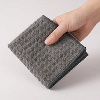 Absorbent Cleaning Cloth, Microfibre Weave Cleaning Cloths for Kitchen and Glass, 30cmx30cm Reusable