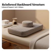 Beauty Bed Headrest Pillow Anti-Collapse Beauty Bed Deformation Resistant Cylinder Plug Massage Pillow for Estheticians, Clients, Medical Facilities