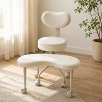 Kneeling Chair Posture-Correcting Meditation Chair Stool Upholstered Furniture for Office Workers, Meditators, Study