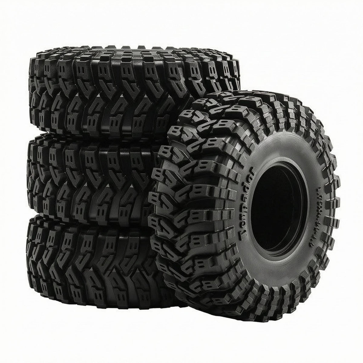 4 Pieces 1.9 Inch RC Crawler Tire Deep Pattern Vehicle Part High Grip