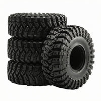 4 Pieces 1.9 Inch RC Crawler Tire Deep Pattern Vehicle Part High Grip