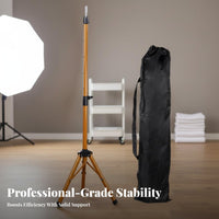 Adjustable Mannequin Head Stand Foldable Design Hairpiece Head Tripod Easy Setup Hairpiece Stand Tripod for Hairdressers