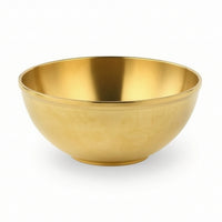 Brass Bowl Polished Offering Bowl Shiny Vessel for Meditation Corner