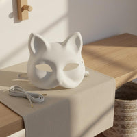 White Paper Pulp Mask Paint Your Own White Paper Mache Mask Easy to Color