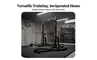 Guide Machine Power Cage Heavy Duty Steel Comprehensive Guide Machine Adjustable Features Comprehensive Home Gym for Weightlifters, Bodybuilders