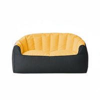 Soft Fabric Cover Highspine pouch Chair Fullfigure Support Ergonomic Foam Lounger Lightweight Lazy Sofa No Assembly Required for Students, Book Lovers, Bedroom, Living Room, literature corner, Home Office
