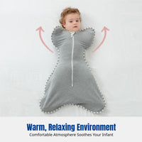 Infant Sleeping Bag, All-Season Cotton Swaddle, Anti-Kick One-Piece, Baby Pouch