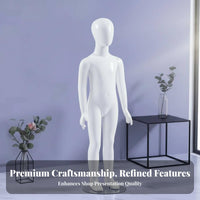 Realistic Proportions children's Clothing Display Mannequin Lifelike Appearance Child Mannequin Stable Base Full Body Child S Manikin Faceless Design for Boutique Owners, Fashion Designers, Window Displays, Boutiques, Shopping Malls, Trade Exhibit S