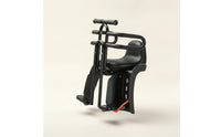 Child Bike Seat with Guard Rail Encompassing Child Bike Seat with Guardrail Secure Safe for Toddlers, City Commuting