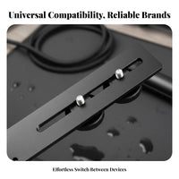 Aluminum Alloy Single Hand Camera Tray Lightweight Diving Camera Bracket Ergonomic Handle Underwater Photography Rig Expandable Mount for Videographers, Vloggers, Photographers, Snorkeling, Water Sports, Swimming
