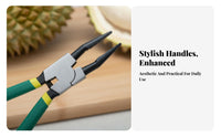 Durian Opener Tool Easy to Use Durian Shell Splitter Labor-Saving Fruit Ing Pliers for Home Cooks, Restaurant