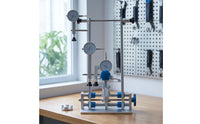 Wheel Truing Stand with Dial Indicators Precision Two-Wheeler Wheel Truing Stand Stable Tool for Workshop