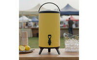 Professional Milk Tea Barrel Large Capacity Stainless Steel Insulated Barrel Insulated Beverage Dispenser Long-Lasting